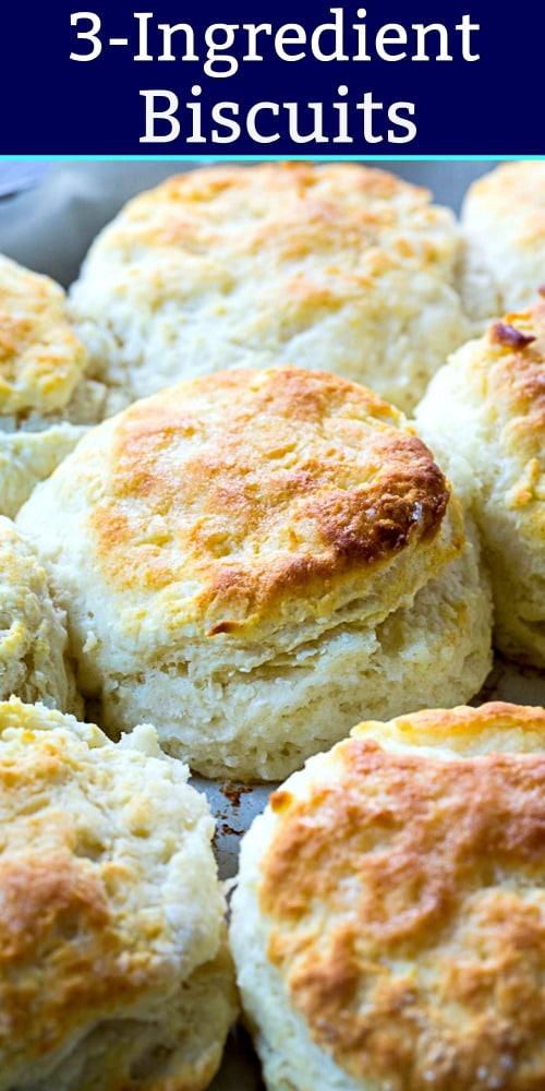 3-Ingredient Biscuits #southern #breakfast