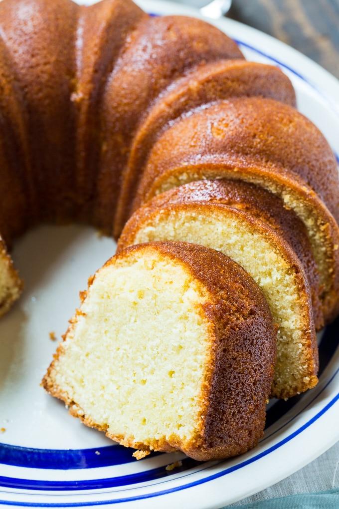 Amaretto Pound Cake makes a delicious southern dessert