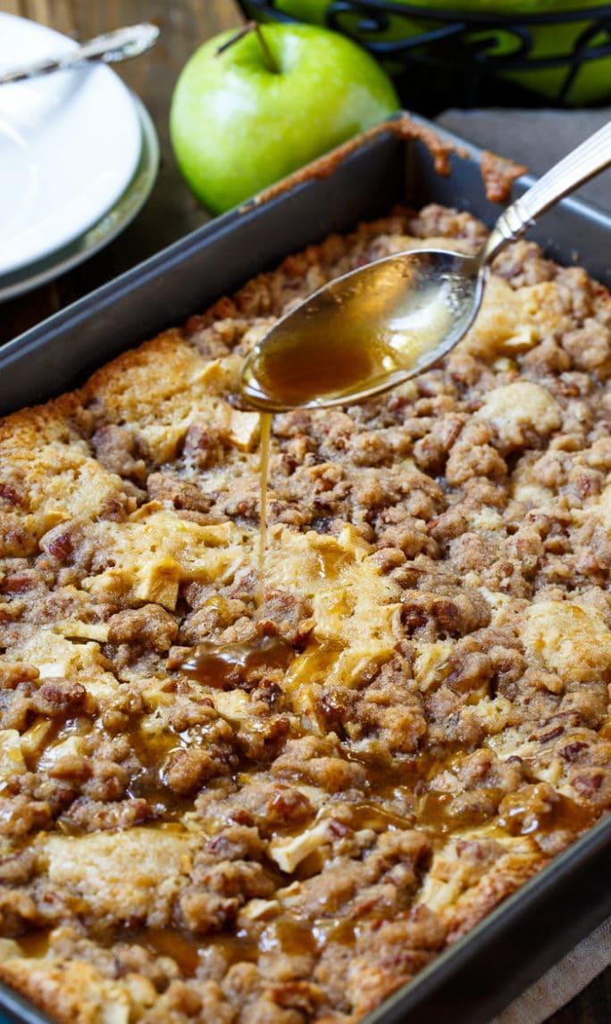 Apple Crisp Coffee Cake- perfect for fall!