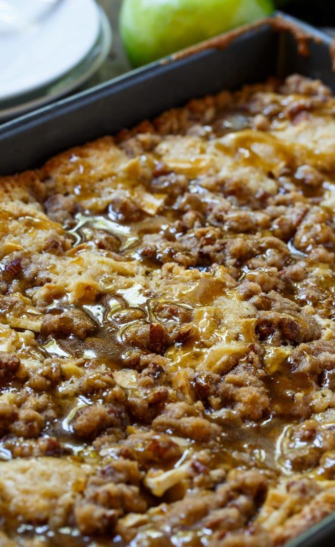 Apple Crisp Coffee Cake- perfect for fall!