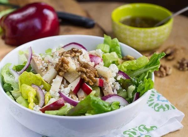 Apple Walnut Chicken Salad- Applebee’s Copycat