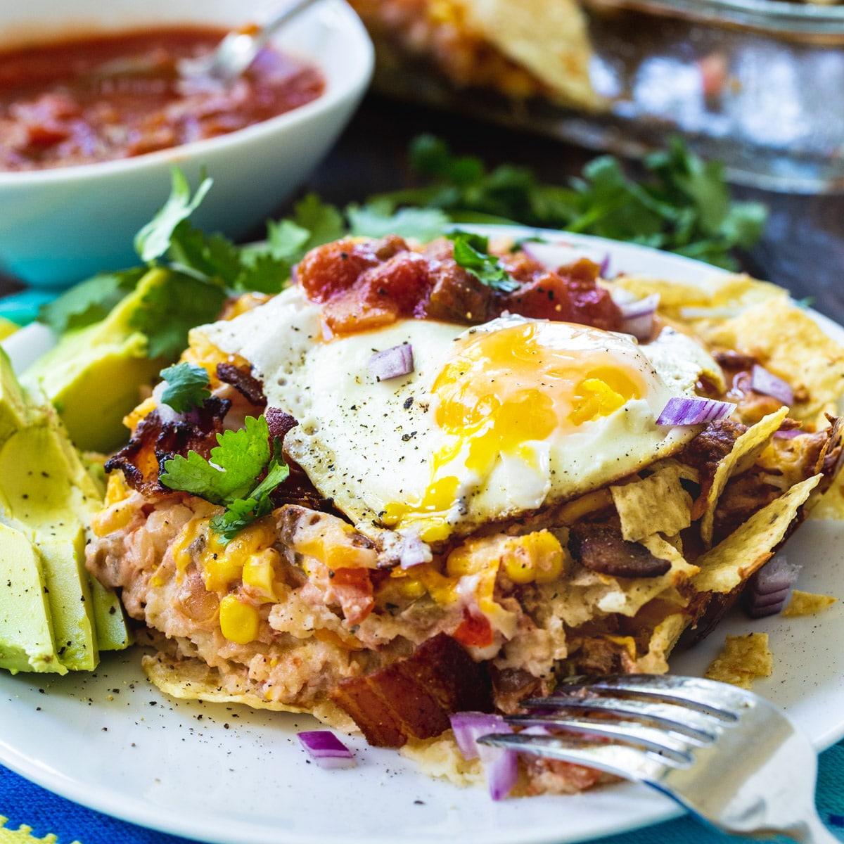Bacon and Egg Chilaquiles