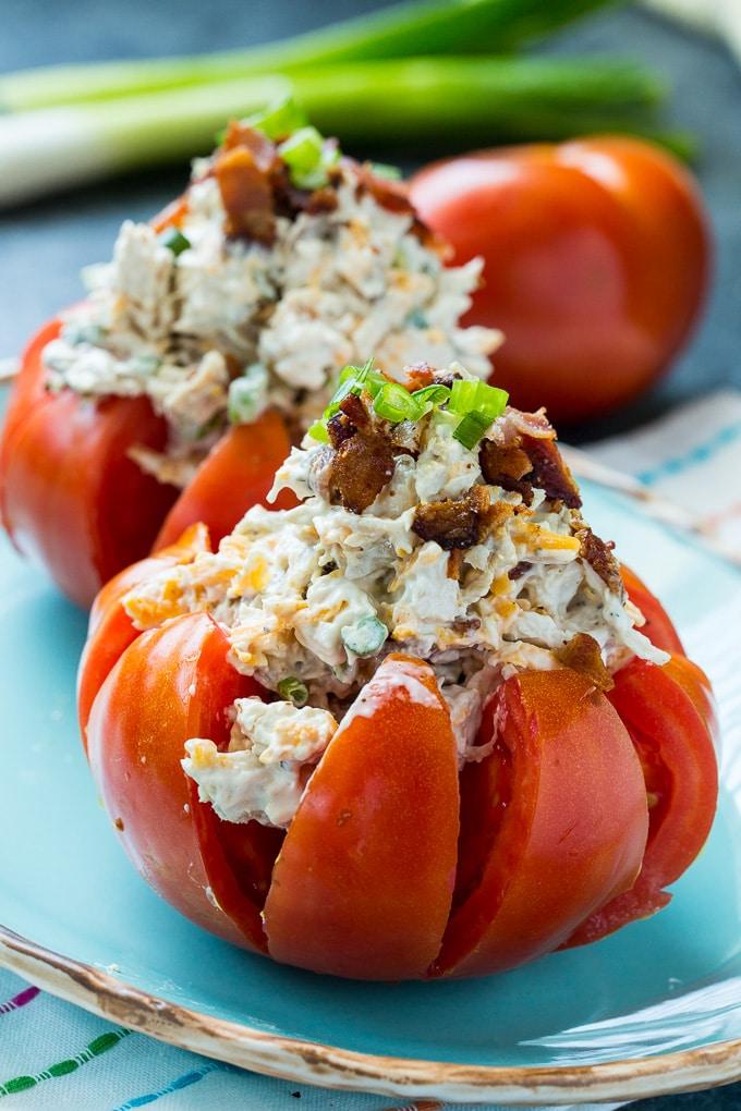 Bacon Cheddar Ranch Chicken Salad