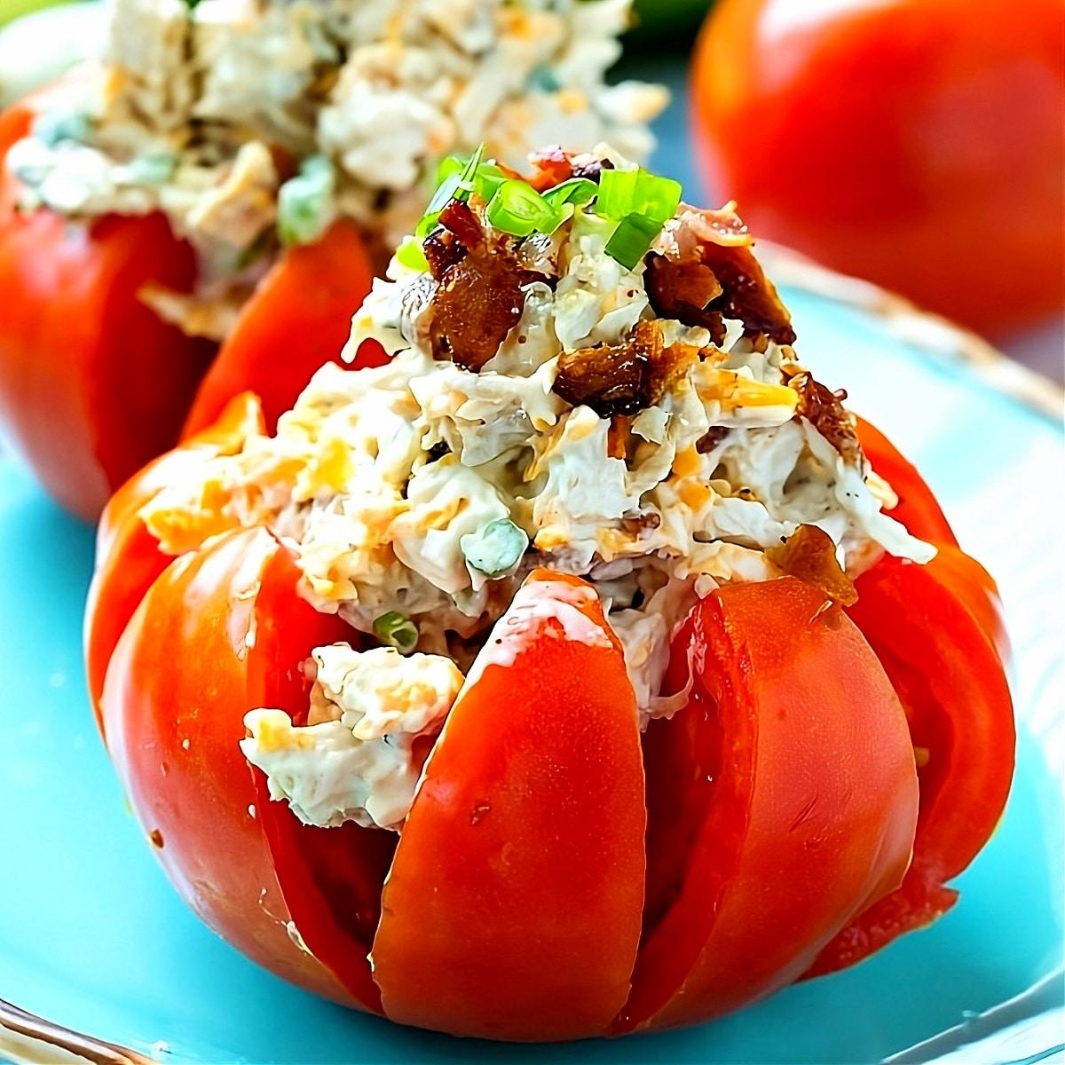 Bacon Cheddar Ranch Chicken Salad