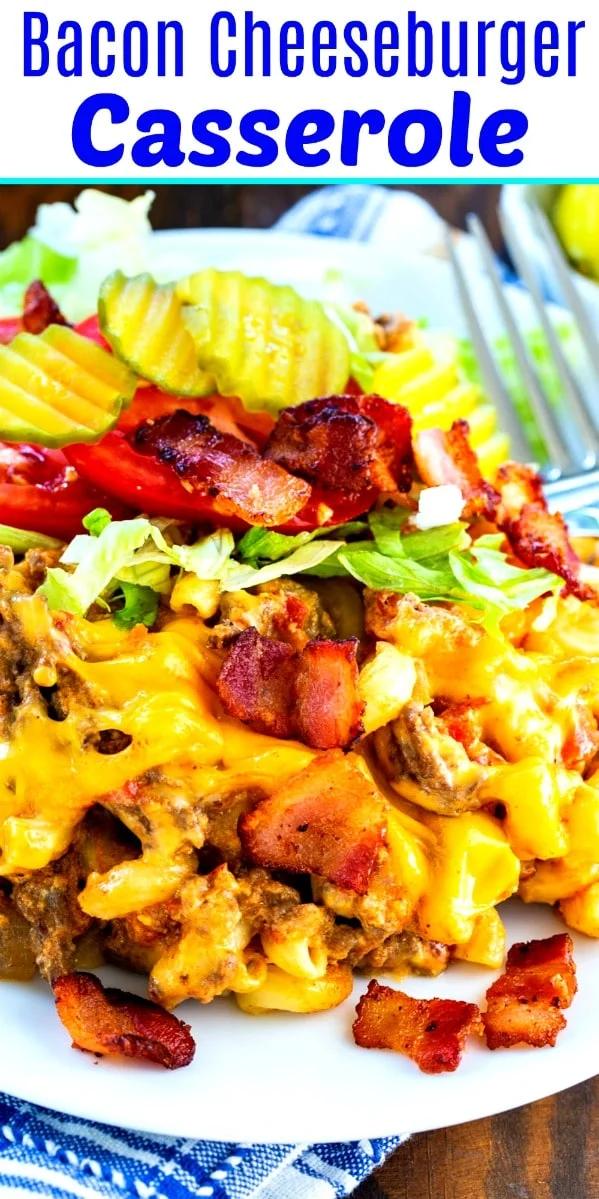 Bacon Cheeseburger Casserole
