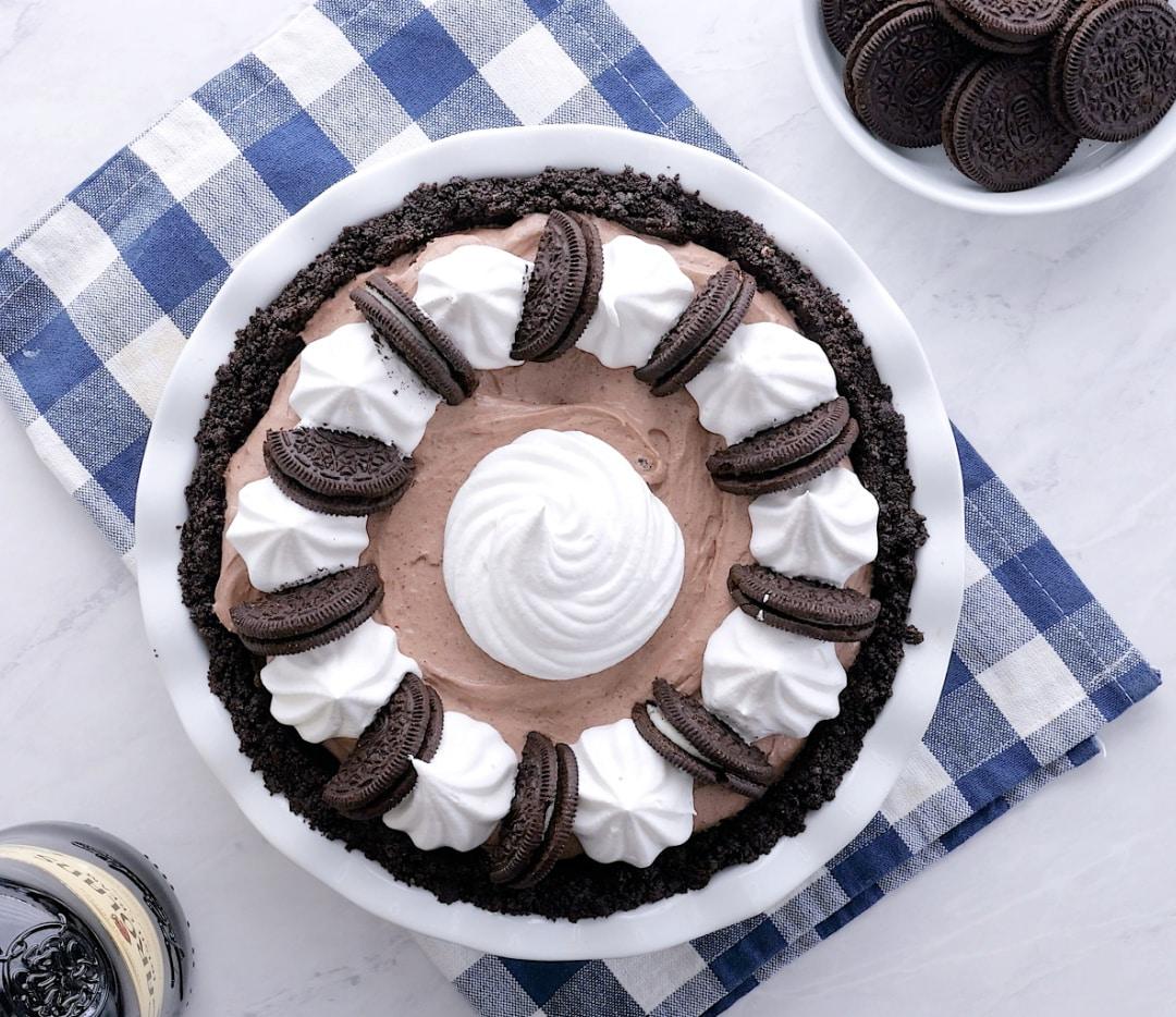 Decorated pie.