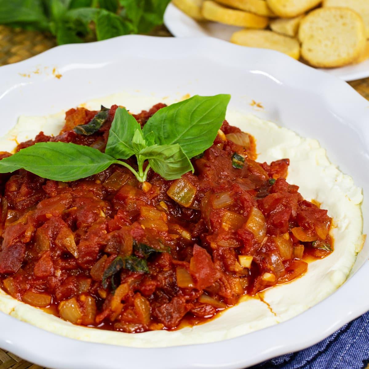 Baked Goat Cheese Dip