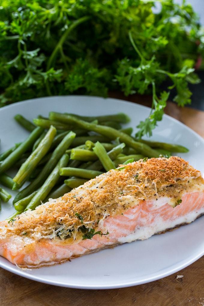 Baked Parmesan Salmon