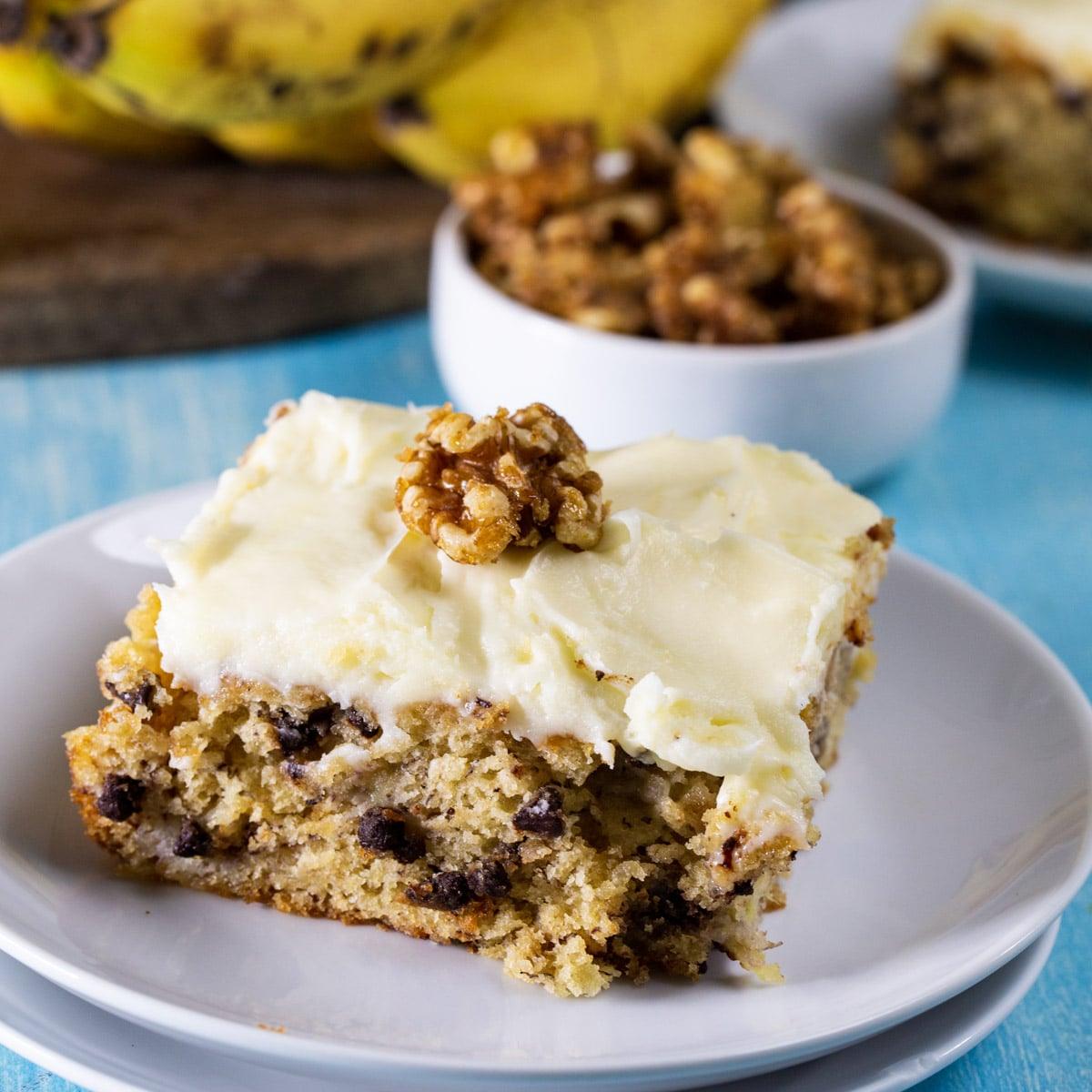 Banana Cake with Cream Cheese Frosting