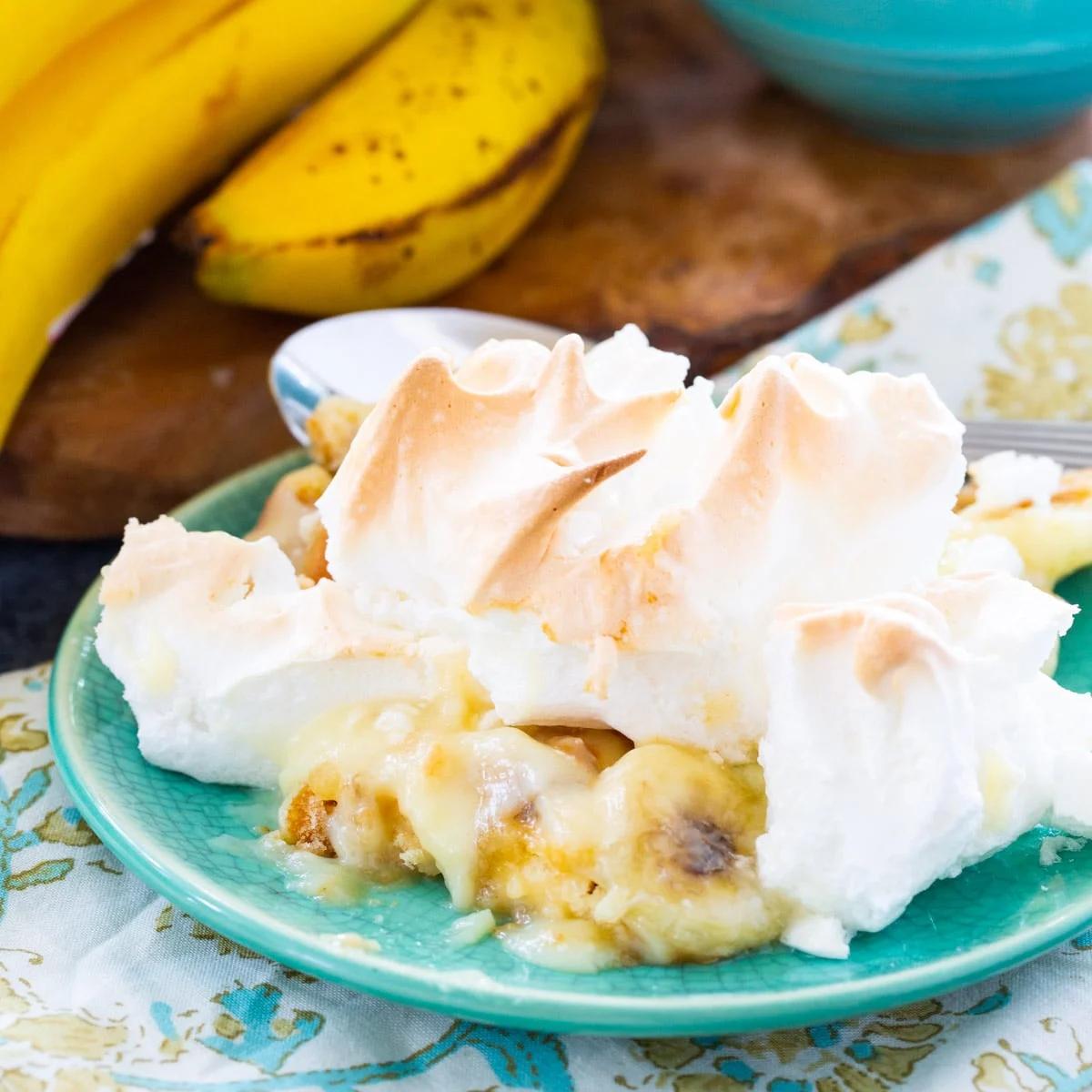Banana Pudding with Meringue