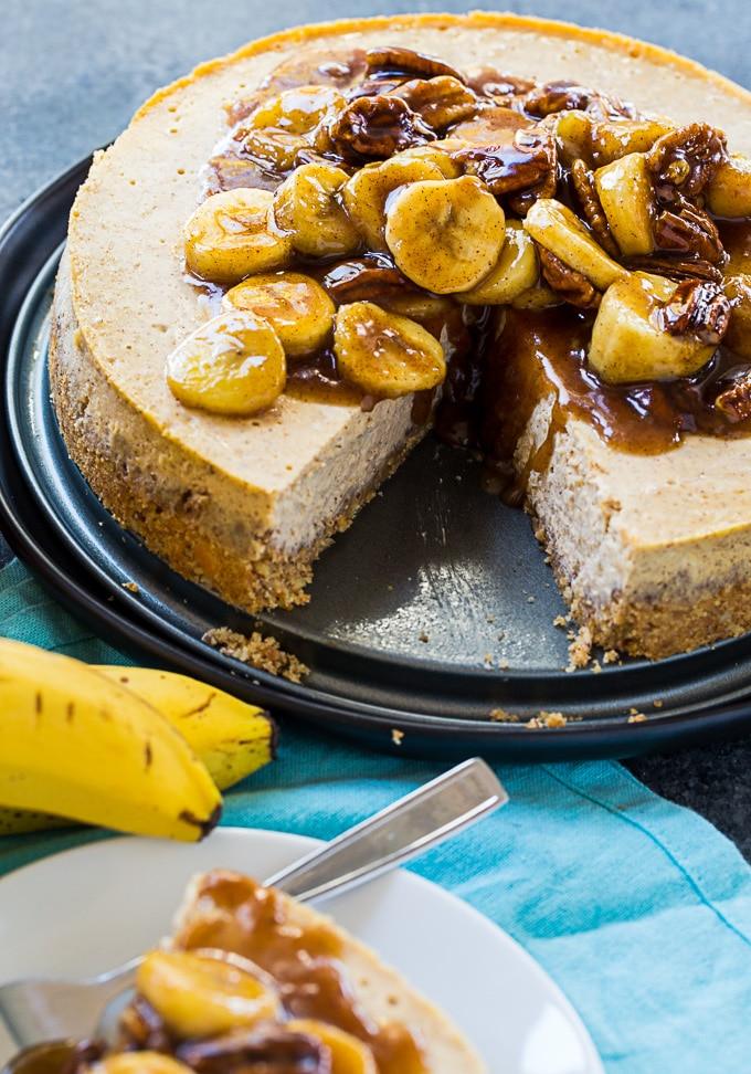 Bananas Foster Cheesecake