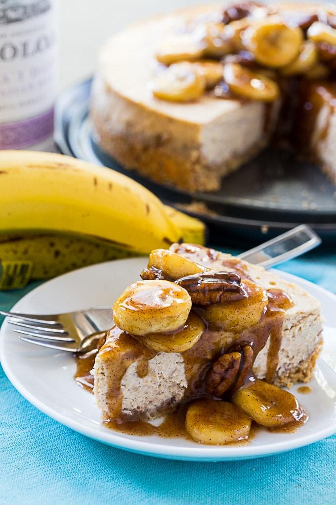 Bananas Foster Cheesecake