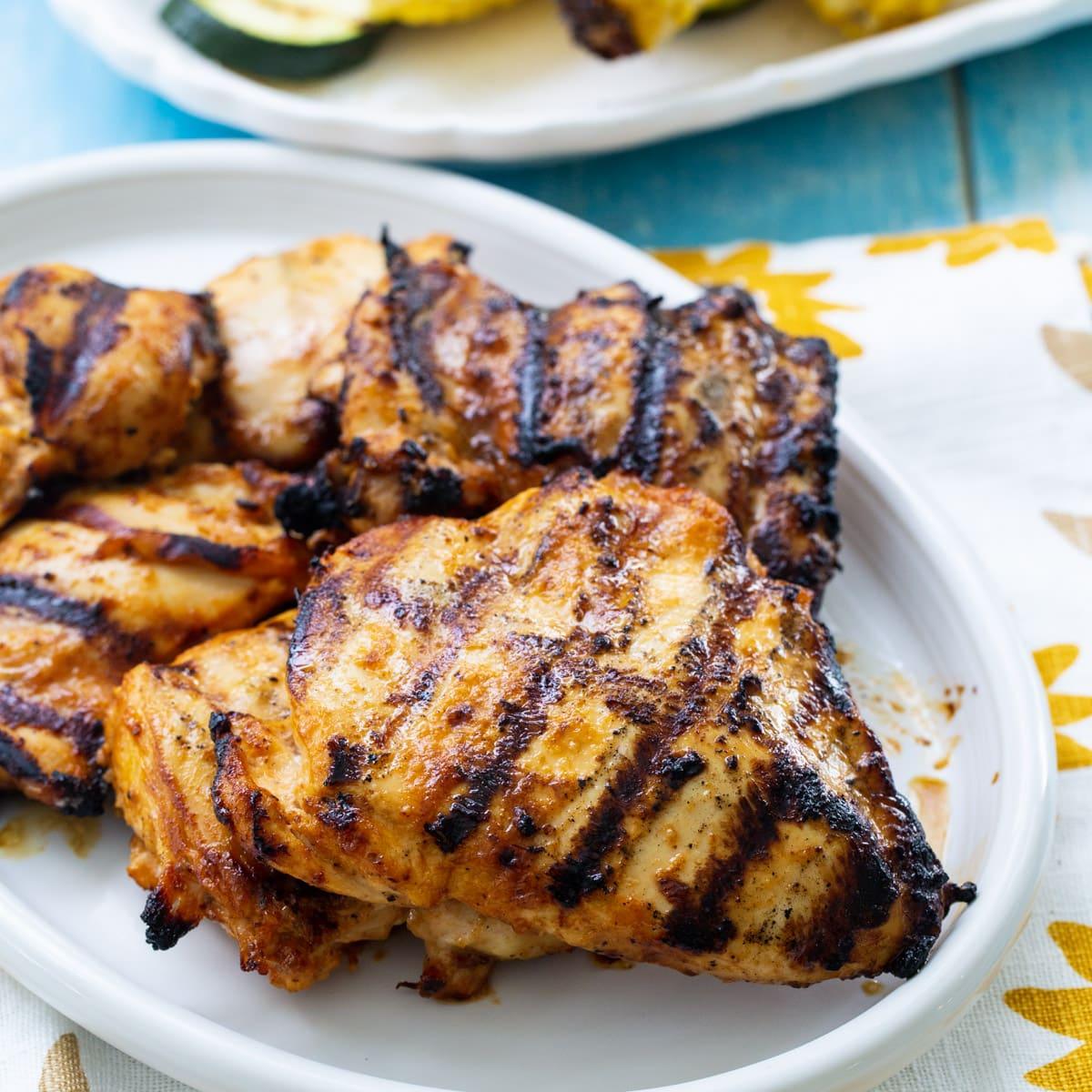 BBQ Mayo Marinated Grilled Chicken