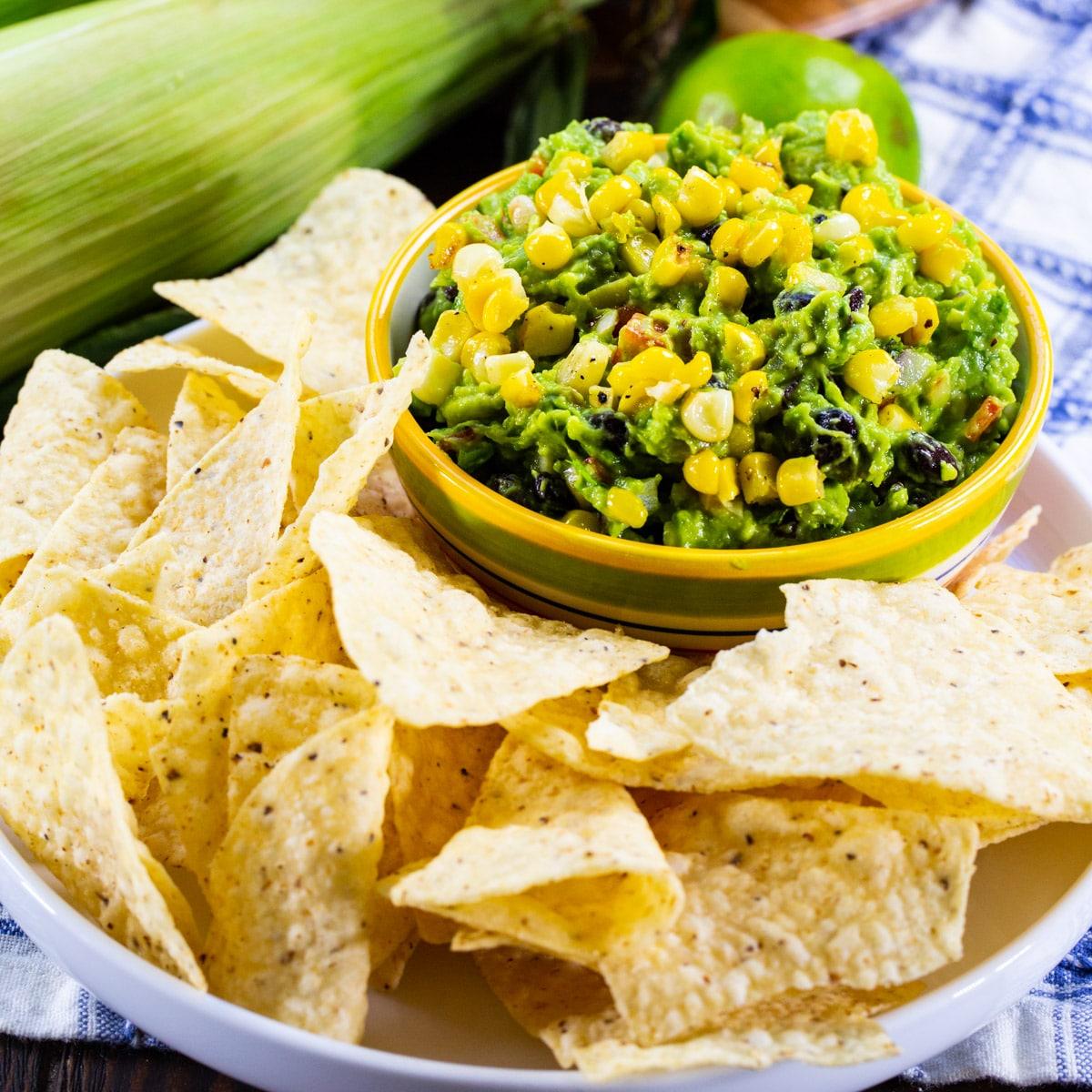 Black Bean and Corn Guacamole