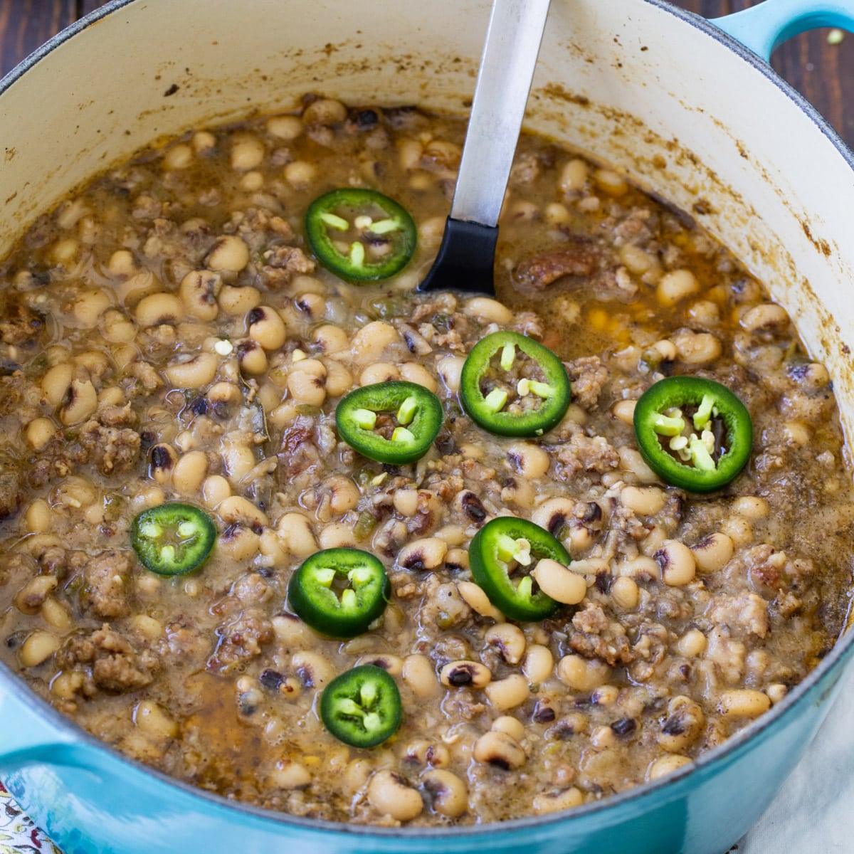 Black-Eyed Peas with Jalapeno