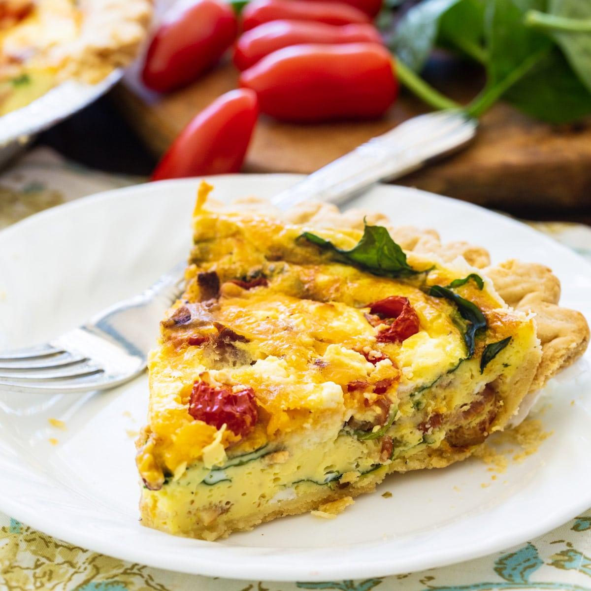 BLT Quiche