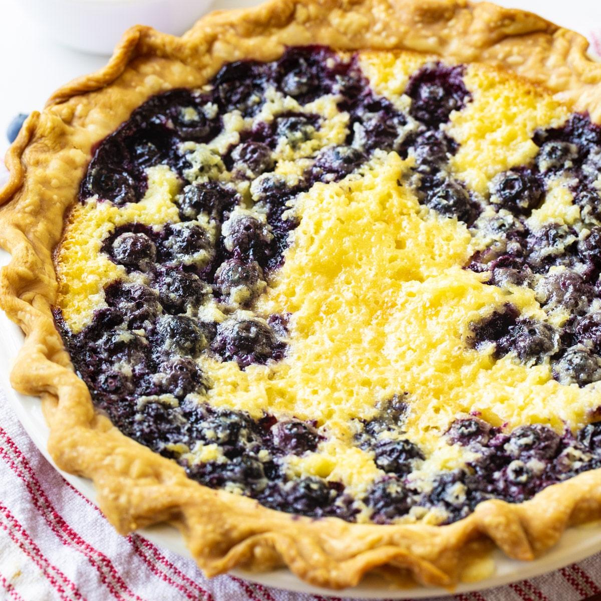 Blueberry Buttermilk Pie