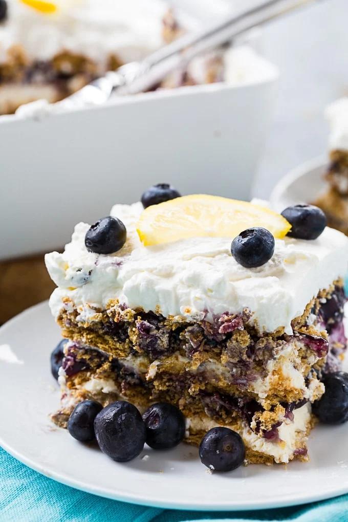 Blueberry Cheesecake Icebox Cake