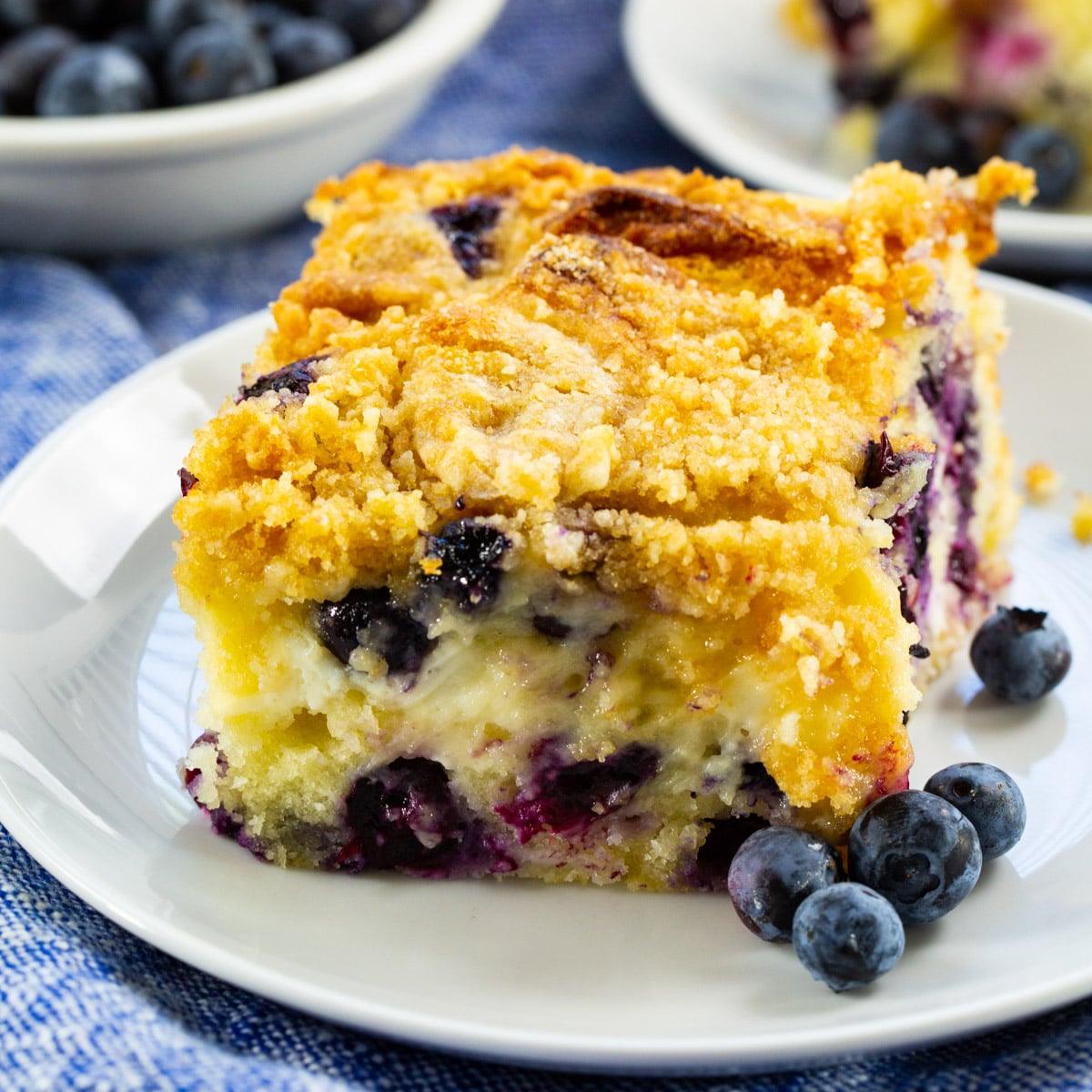 Blueberry Cream Cheese Coffee Cake