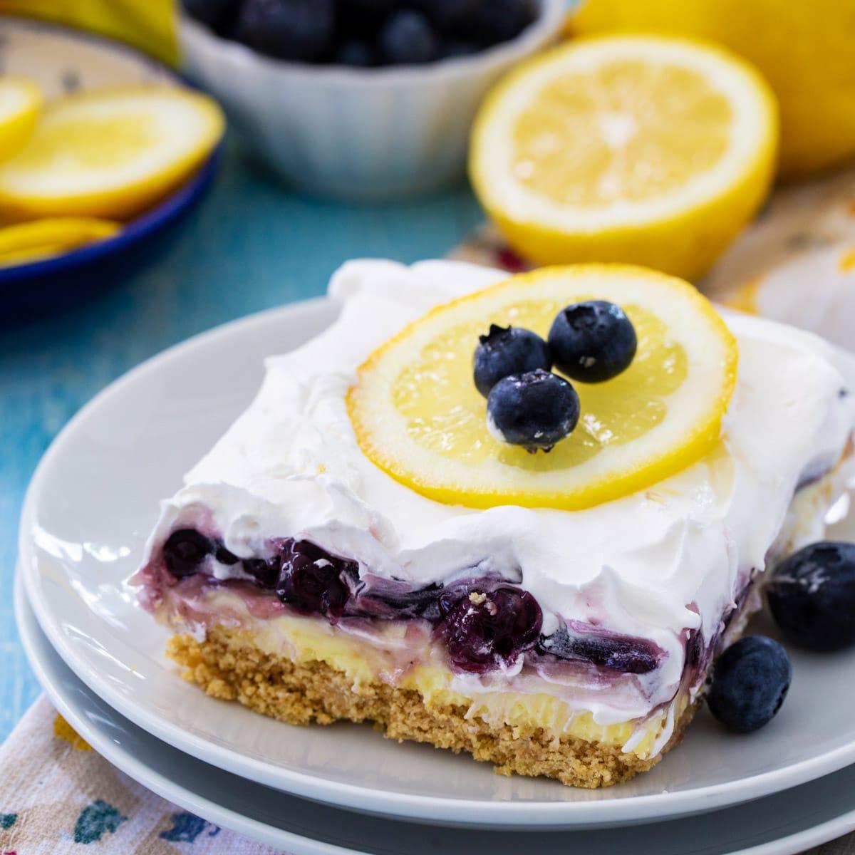 Blueberry Lemon Layer Dessert