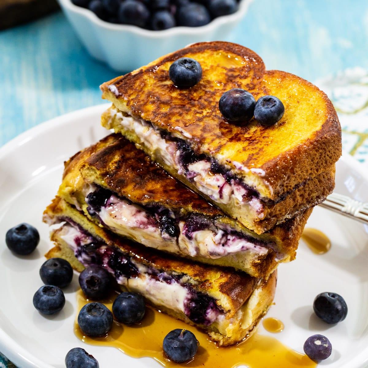 Blueberry Stuffed French Toast