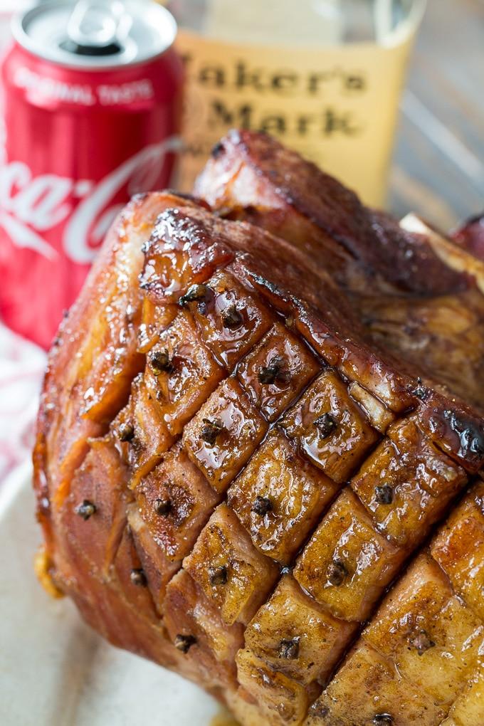 Bourbon and Coke Glazed Ham recipe