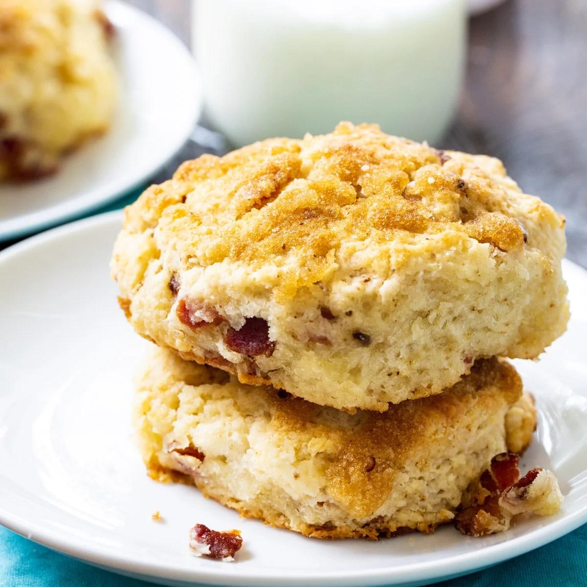 Brown Sugar Bacon Biscuits
