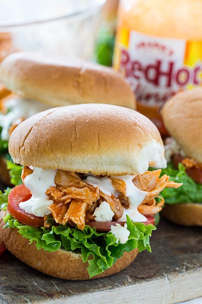 Easy Buffalo Chicken Sliders