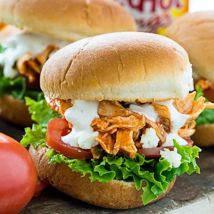 Buffalo Chicken Sliders