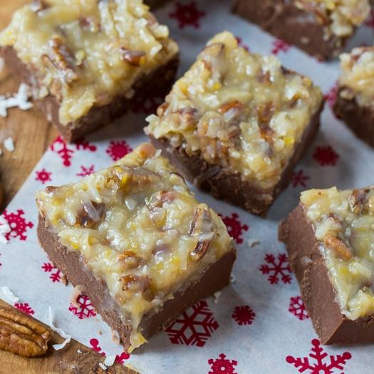 German Chocolate Fudge