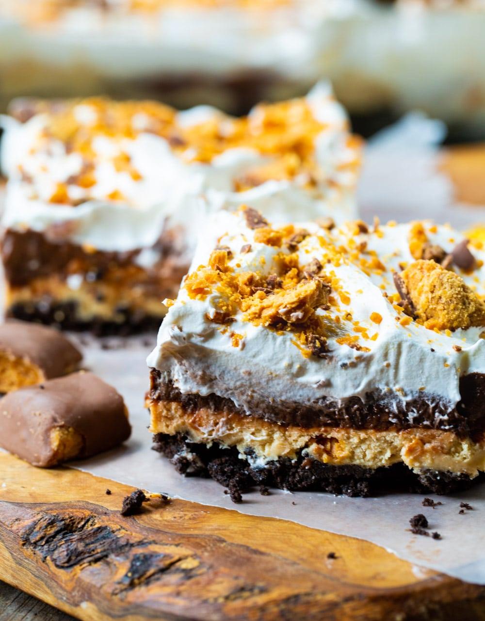 Two Butterfinger Lush slices.