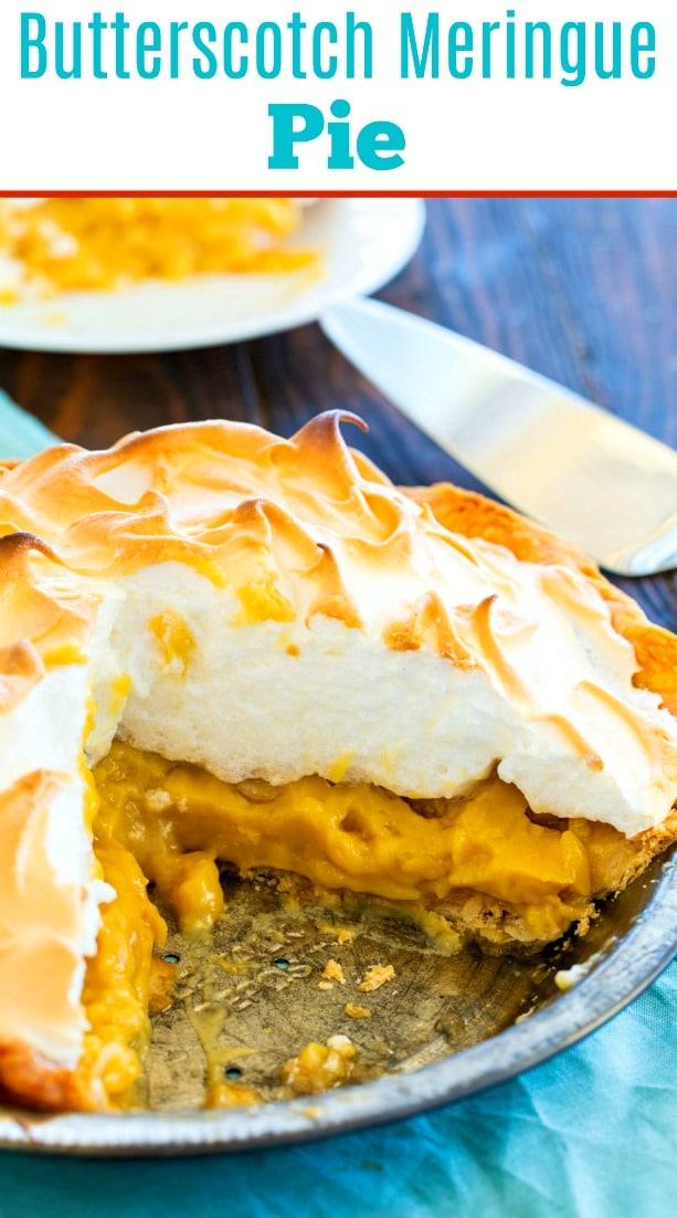 Butterscotch Meringue Pie