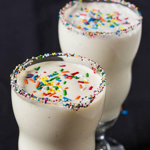 Cake Batter Milkshakes Recipe