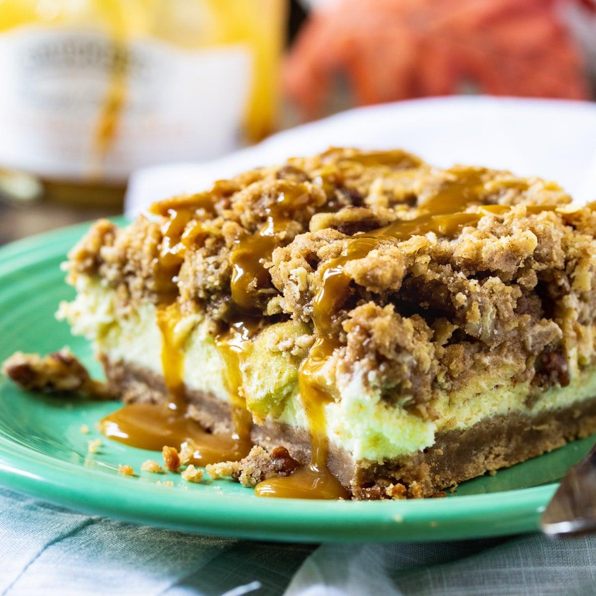 Caramel-Apple Cheesecake Bars