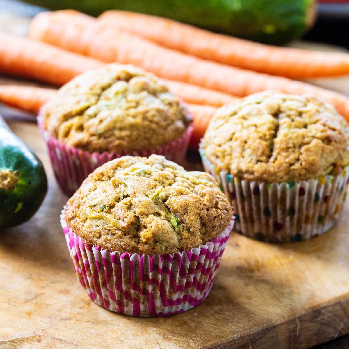 Carrot Zucchini Muffins