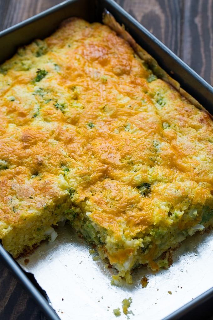 Cheesy Broccoli Cornbread recipe