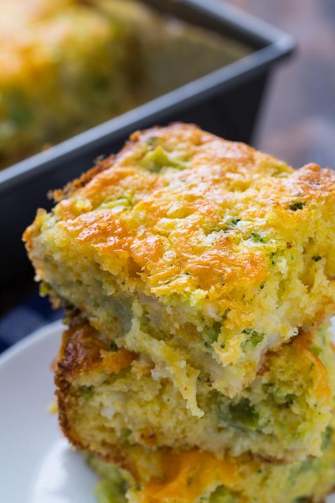 Cheesy Broccoli Cornbread