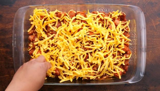 First layer cheese.
