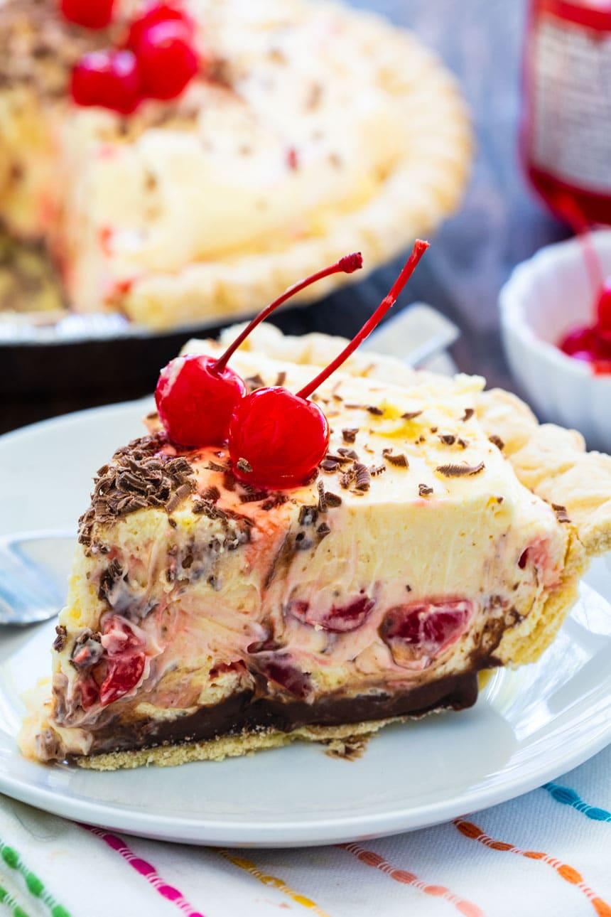 Cherry Almond Mousse Pie