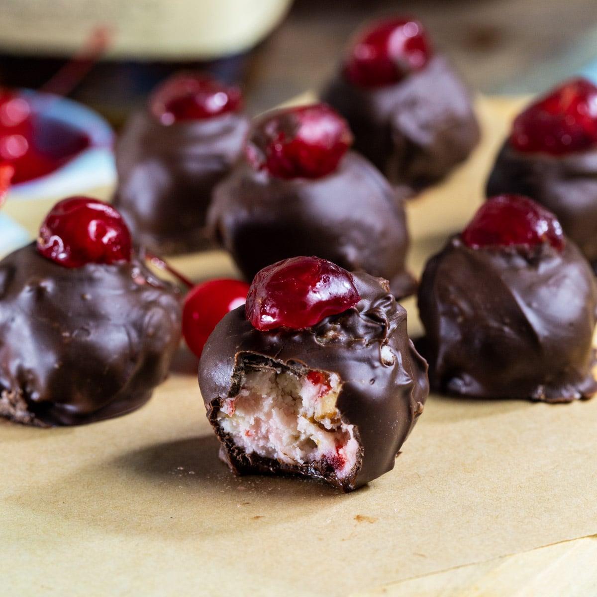 Cherry Bourbon Balls