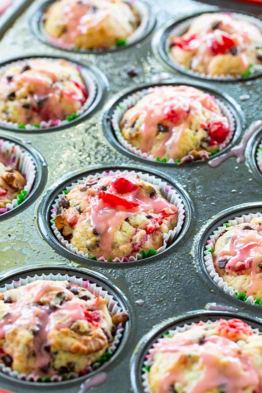 Cherry Chocolate Chip Muffins