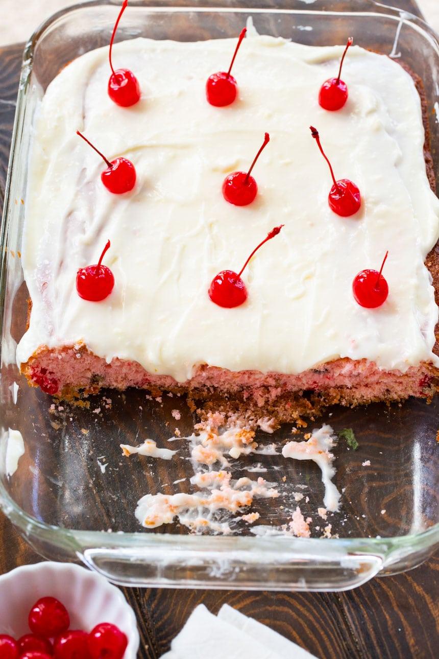 Cherry Sheet Cake