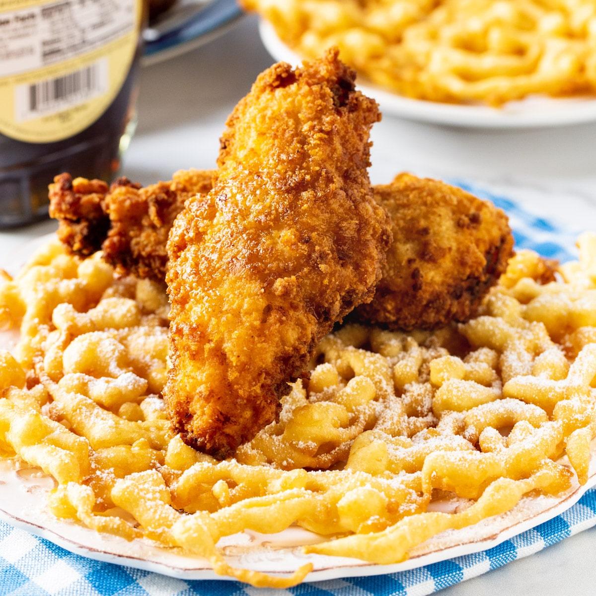 Chicken and Funnel Cakes