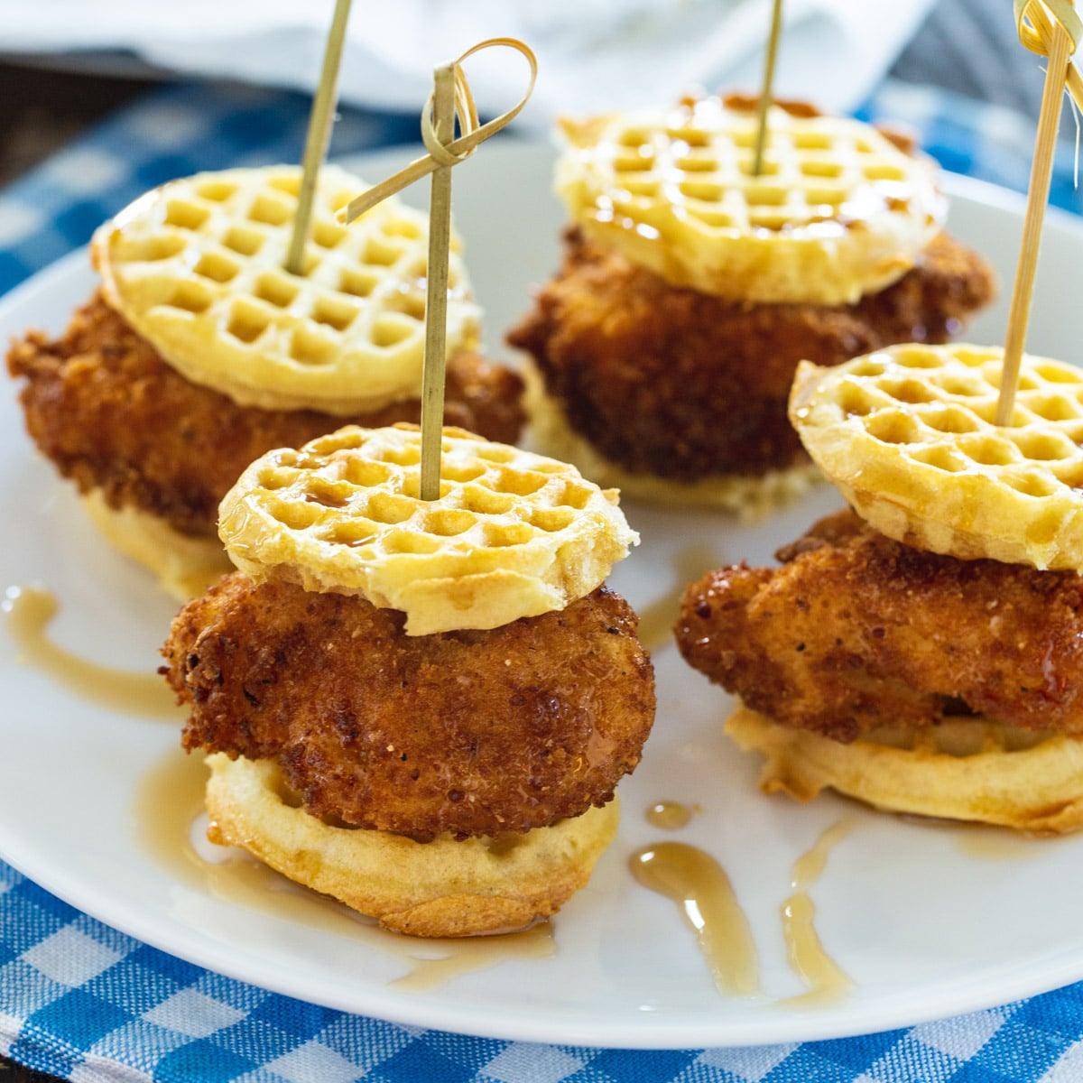 Chicken and Waffle Sliders