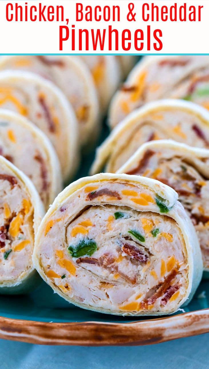 Chicken, Bacon, and Ranch Pinwheels