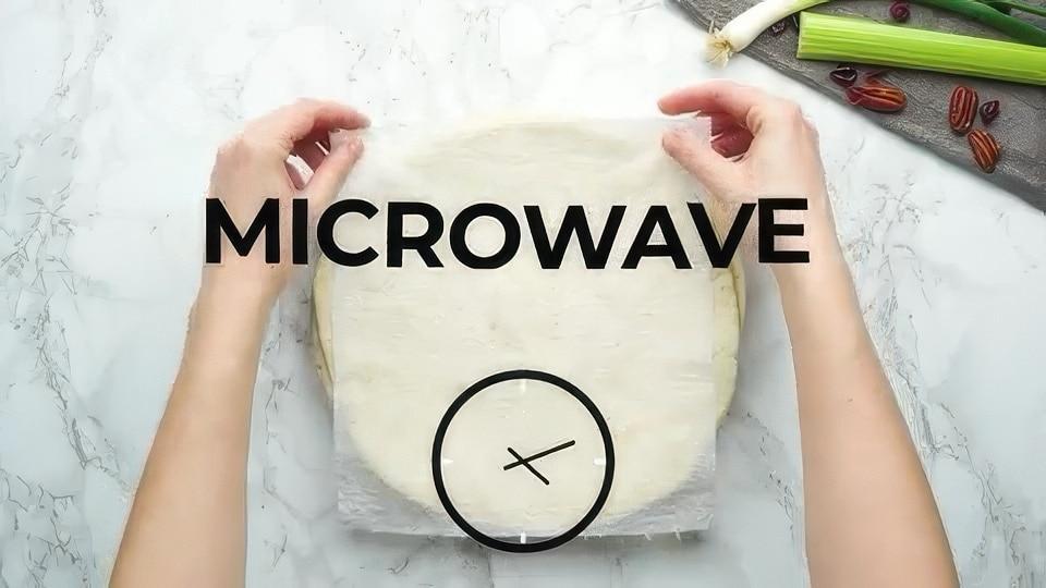 Microwave the tortillas.