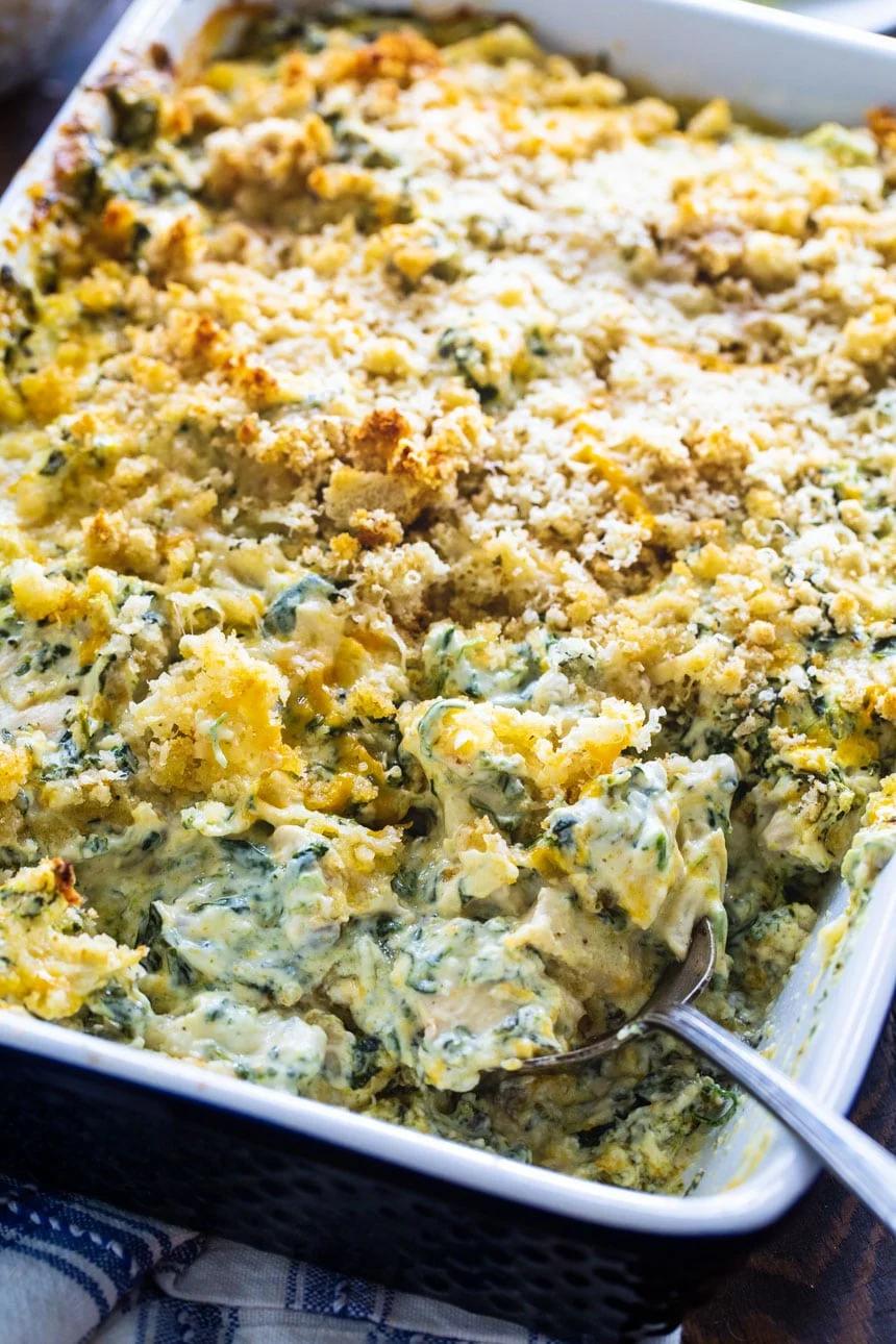 Chicken Florentine Casserole
