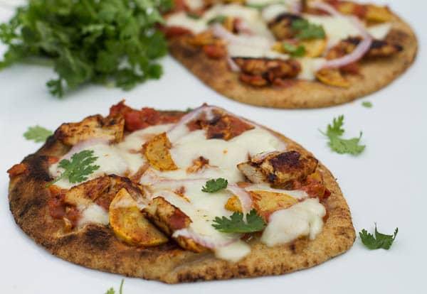 Chicken Tikka Pizzas