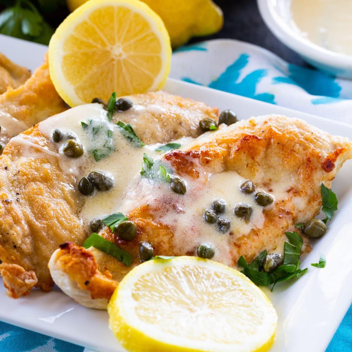 Chicken with Lemon Butter Sauce