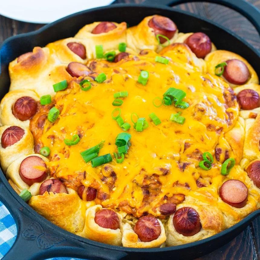 Chili Dog Skillet